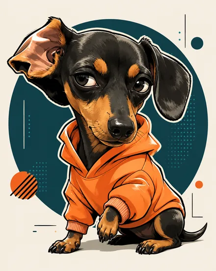 Arte de mascota en Cuadro con marco de madera 50×70